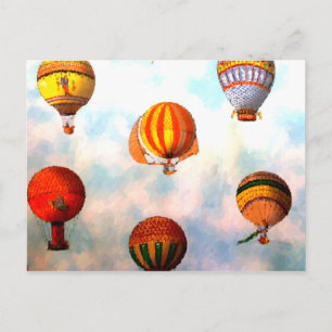 Balloon Race Postkarte