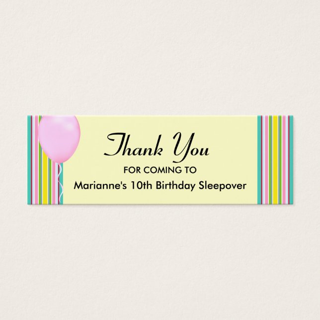 Balloon Sky Danke (Vorderseite)