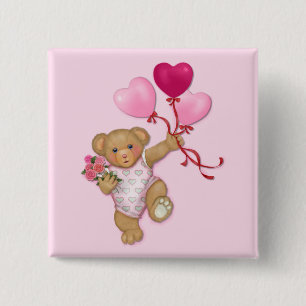 Balloon Teddy Button