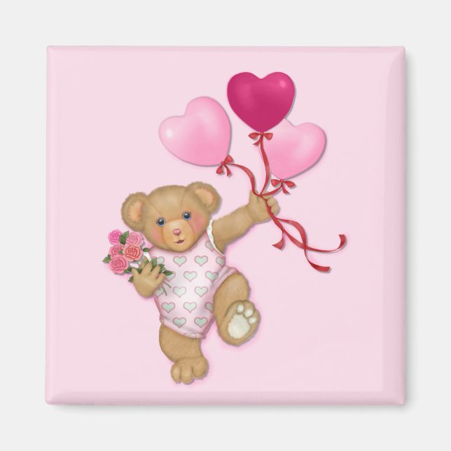 Balloon Teddy Magnet (Vorne)