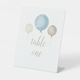 Balloon Watercolor Baby Showroom-Schild Sockelschild