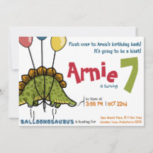 Balloonosaurus Birthday Bash! Stegosaurus