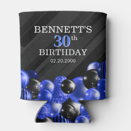 Balloons Black Blue Dosenkühler