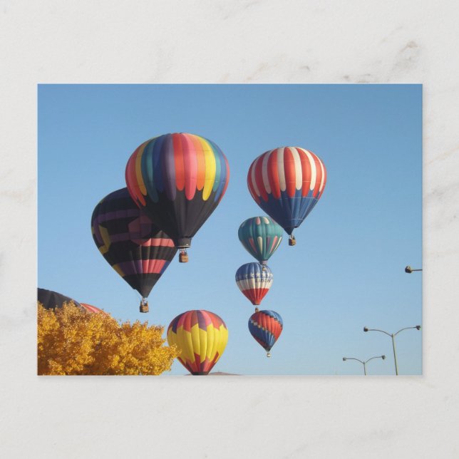 Balloons, die Postkarte bilden (Vorderseite)