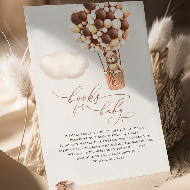 Balloons d'ours Brown Livres pour bébés Carte de b (Créateur téléchargé)