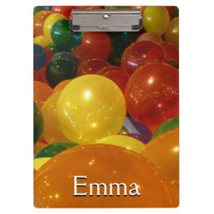 Balloons Farbiges Party Design Klemmbrett