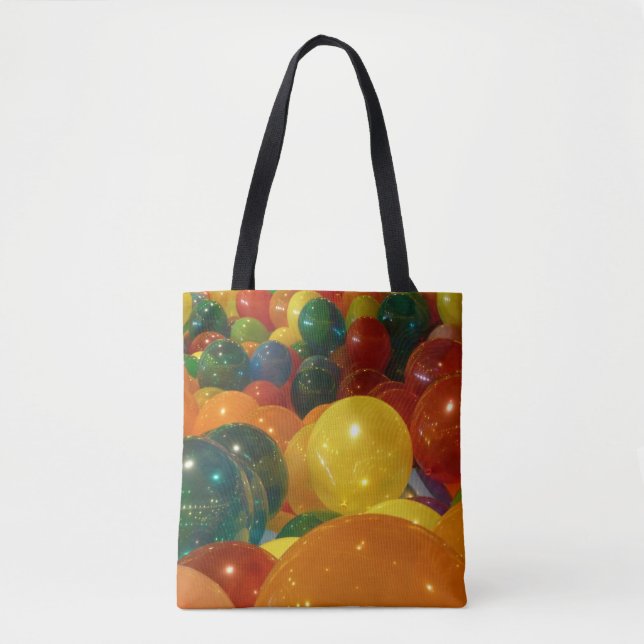 Balloons Farbiges Party Design Tasche (Vorderseite)