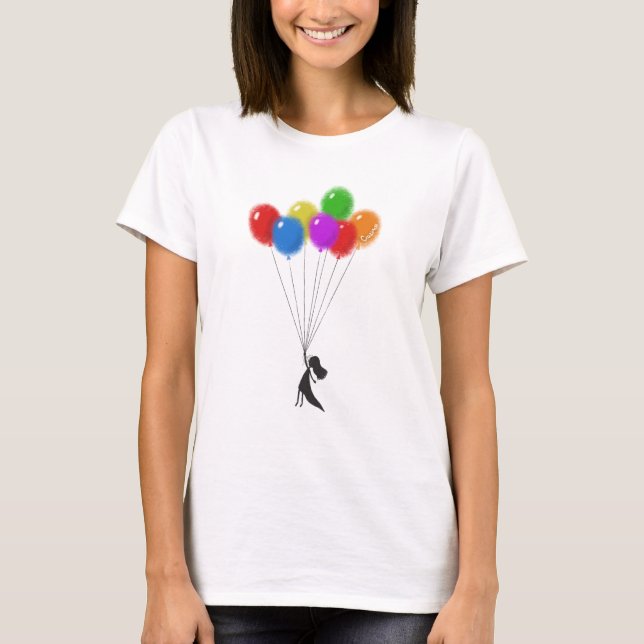 Balloons Girl T-Shirt (Vorderseite)