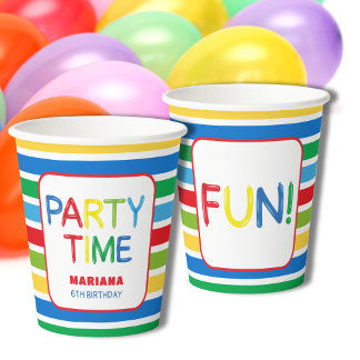 Balloons Party Zeitungspapier Pappbecher