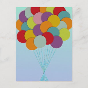 Balloons Postkarte