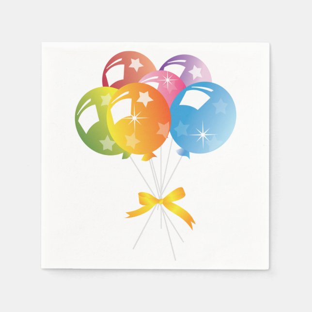 Balloons Serviette (Vorderseite)