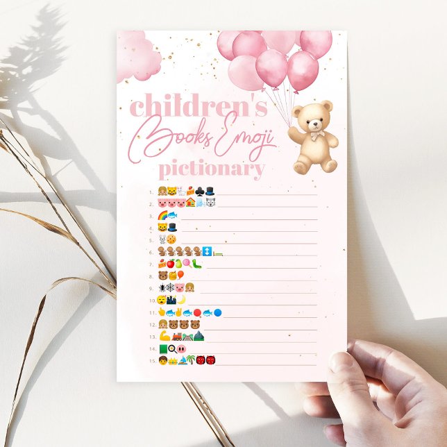 Balloons tragen Kinderbücher Emoji-Picktionary (Von Creator hochgeladen)
