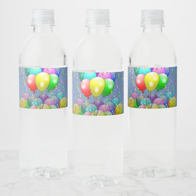 Balloons und Confetti (Flaschen)