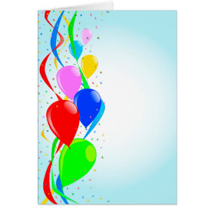 Balloons und Confetti-Party