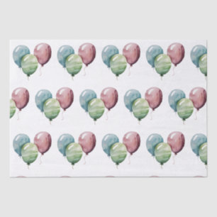 Balloons und Sterne Seidenpapier