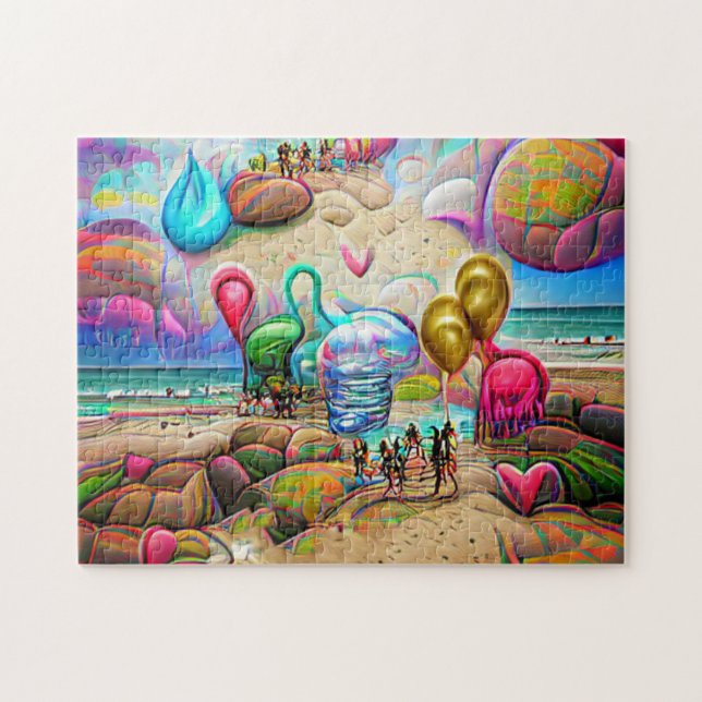 Balloons Willkommen Zuhause Jigsaw Puzzle (Horizontal)