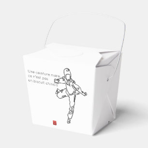 Ballotin à emporter TAEKWONDO DWICHAGI back kick  Geschenkschachtel