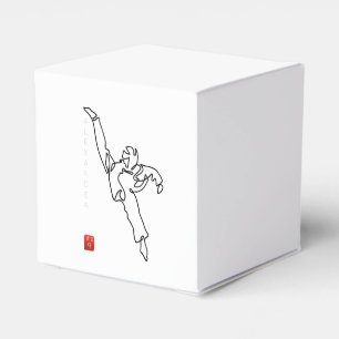 Ballotin classique TAEKWONDO DWICHAGI back kick Geschenkschachtel