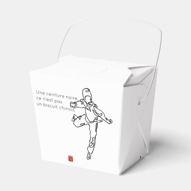 Ballotin zum Mitnehmen von TAEKWONDO DWICHAGI back Geschenkschachtel (Vorderseite)