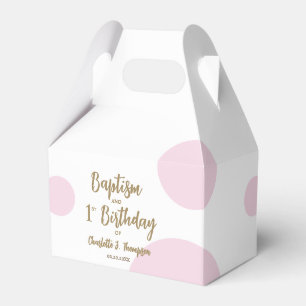 Ballotins 1er Anniversaire Baptême Pink baby Girl party