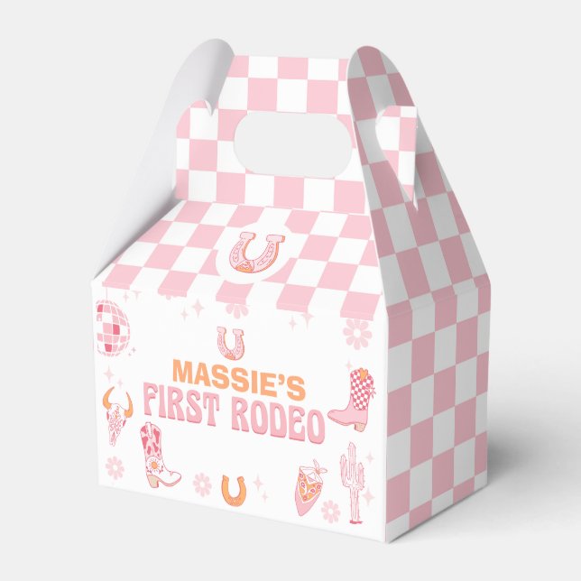 Ballotins 1er anniversaire de la première rodéo rose rétro (Verso)