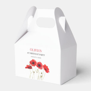 Ballotins 1er Anniversaire Fête Poppies Bébé Fille