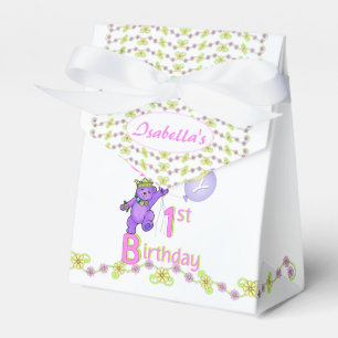 Ballotins 1er anniversaire Princess Bear Custom