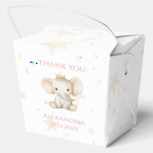 Ballotins 1er anniversaire Princesse personnalisée Elephant