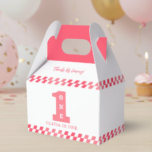 Ballotins 1ère fête d'anniversaire Filles rose un