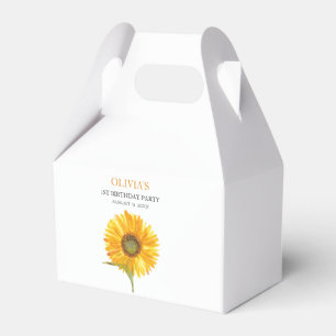 Ballotins 1ère fête d'anniversaire Sunflower Baby Girl