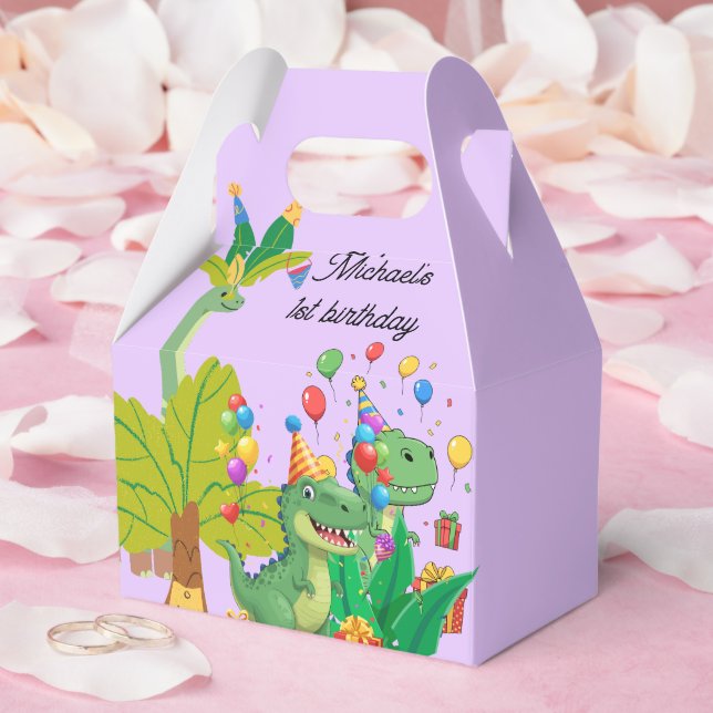 Ballotins 1st Birthday Dinosaur Minimal baby boy (Mariage)