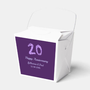 Ballotins 20e heureux anniversaire ajouter nom du couple dat