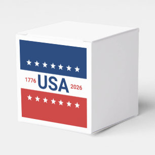 Ballotins 250e anniversaire des États-Unis 1776 2026 Rouge B