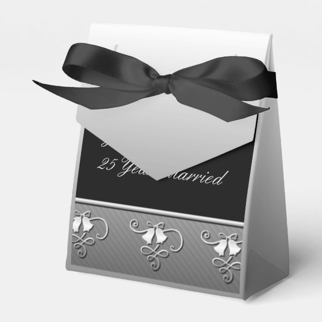 Ballotins 25e anniversaire Argent et Ballotin noir (Verso)
