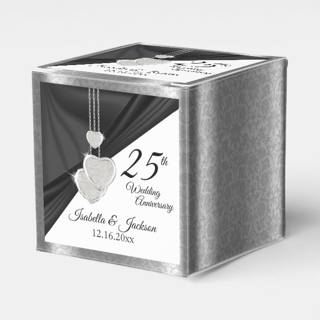 Ballotins 25e anniversaire du Mariage d'argent (Verso)