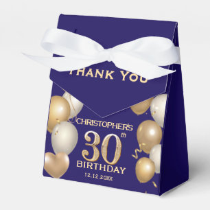 Ballotins 30e Anniversaire Marine Bleu et Ballons d'or