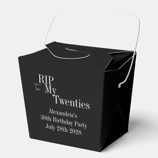 Ballotins 30e anniversaire RIP 20s Party (Recto)