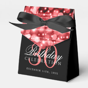 Ballotins 30ème La fête d'anniversaire miroite rouge