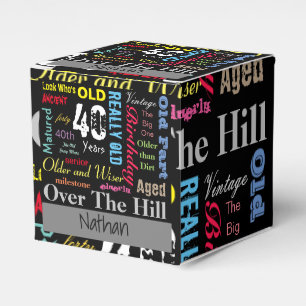 Ballotins 40e anniversaire heureux en style Graffiti
