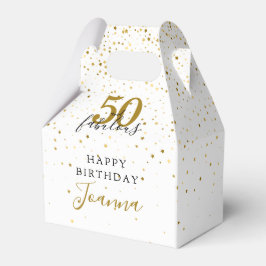 Ballotins 50 et fabuleux anniversaire Elegant Gold et Black