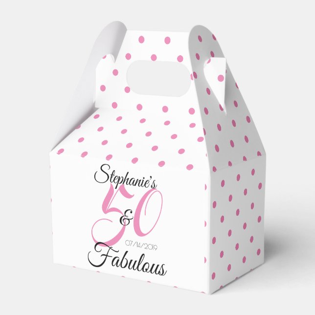 Ballotins 50 et fabuleux fête d'anniversaire personnalisée (Verso)