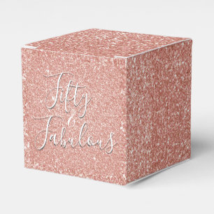 Ballotins 50 et fabuleux Rose Gold Blush Parties scintillant