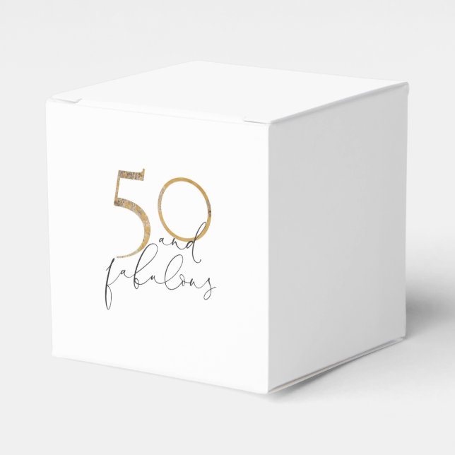 Ballotins 50 & Fabulous Black & White Gold 50e anniversaire (Verso)