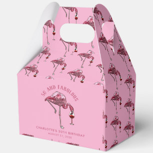 Ballotins 50e anniversaire 50 et fabuleux Flamant rose tropi
