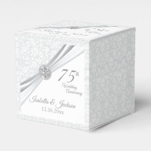Ballotins 60ème / 75ème anniversaire de Mariage diamant sur 