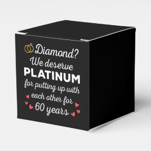 Ballotins 60ème anniversaire du Mariage I - Diamond Funny Co