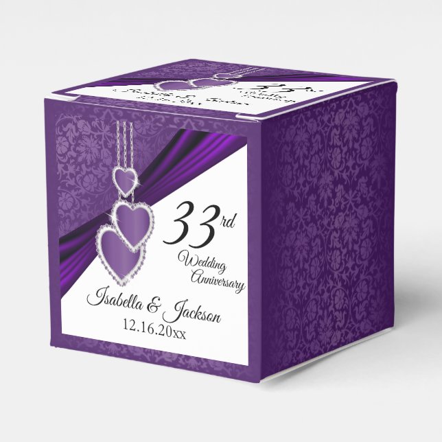 Ballotins 6ème / 33ème / 47ème anniversaire de Mariage Améth (Verso)