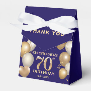 Ballotins 70e Anniversaire Marine Bleu et Ballons d'or