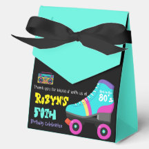 80 ou 90 Thème Anniversaire Invitation