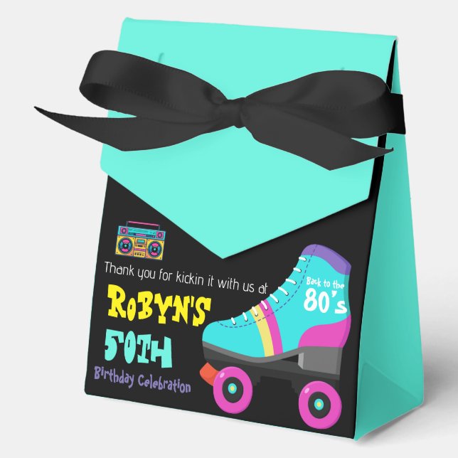 Ballotins 80 ou 90 Thème Anniversaire Invitation (Recto)